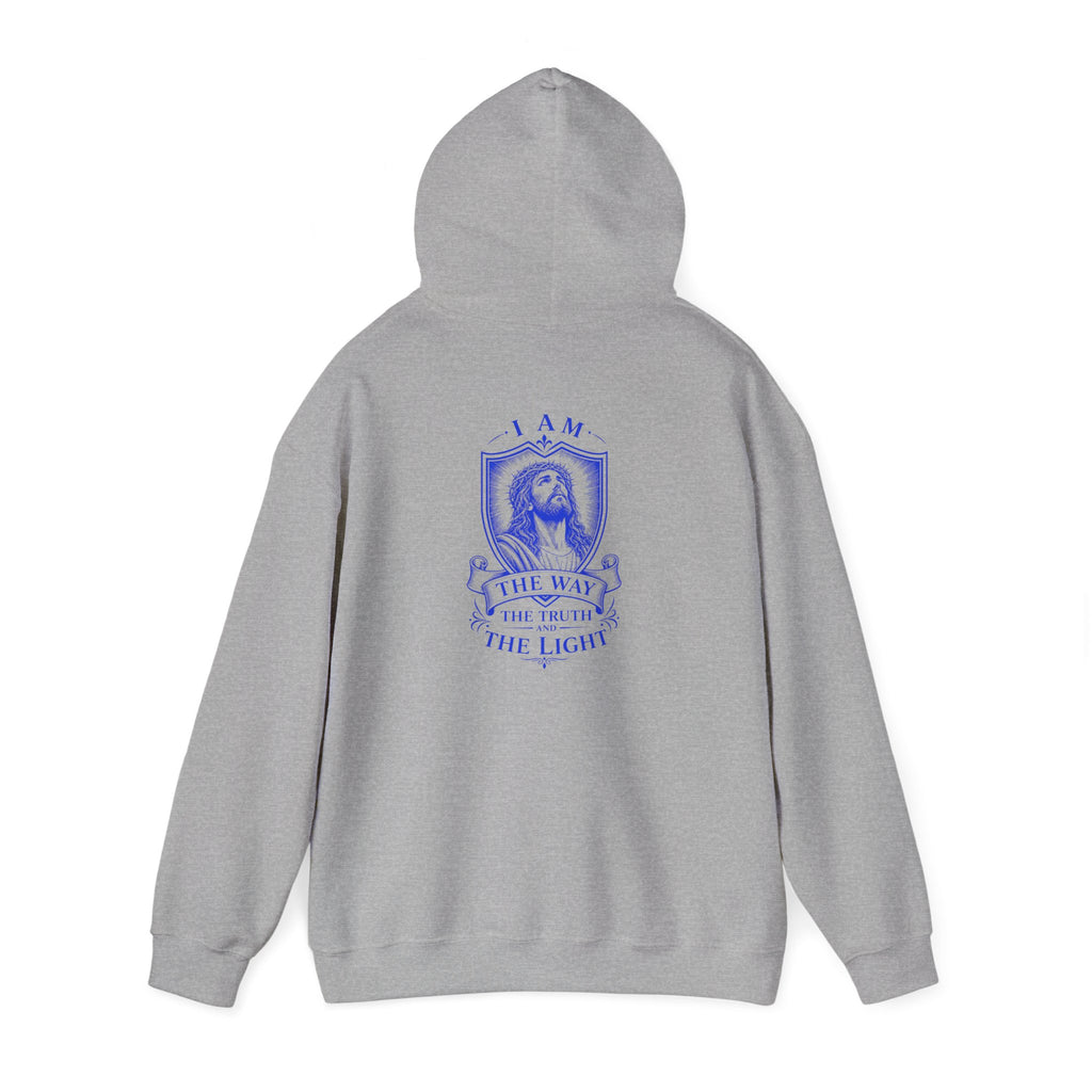 Unisex Hoodie — "The Way, The Truth, The Light" Christian Faith Pullover