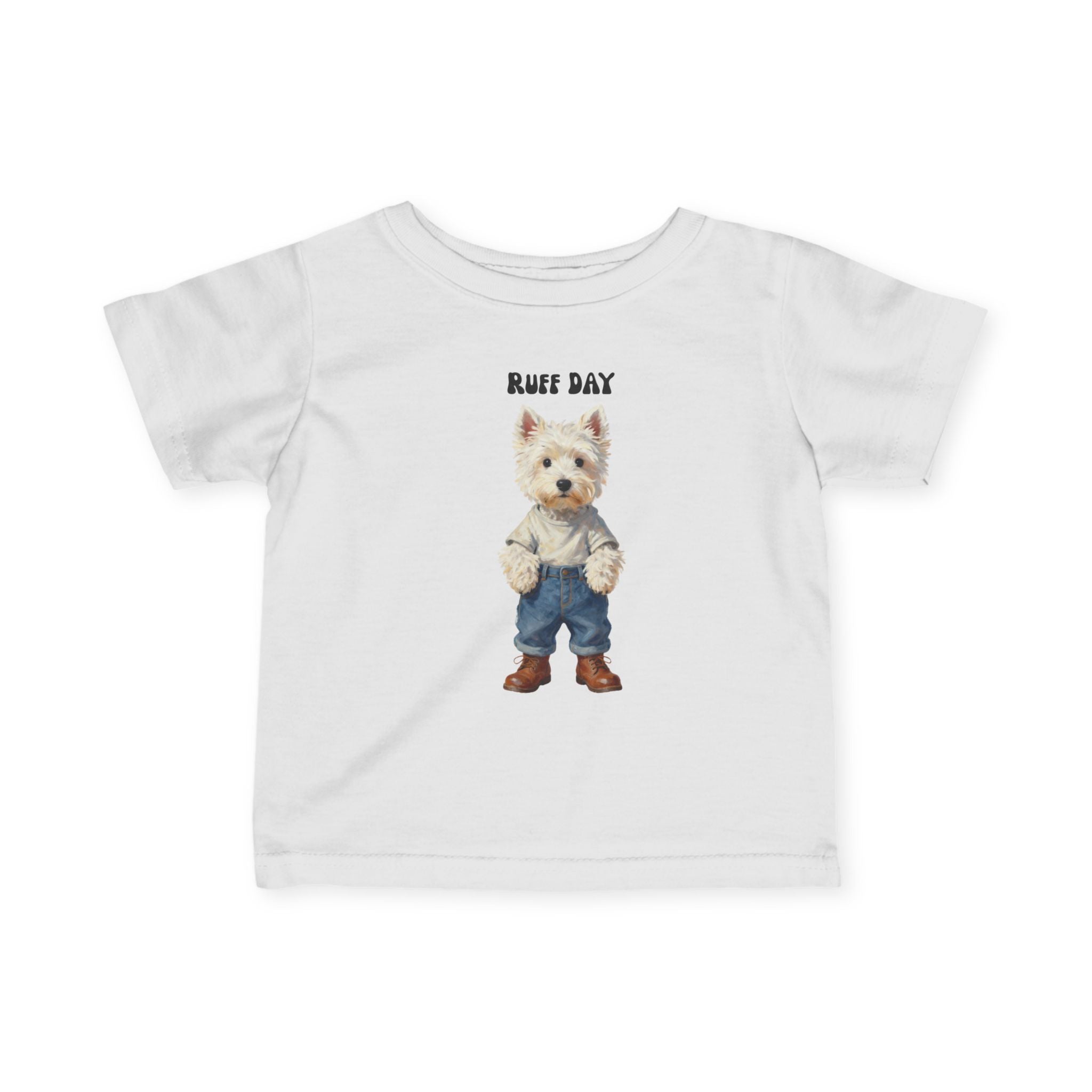 Copy of Infant Tee — Ruff Day Cute Terrier Dog