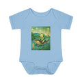  Infant Baby Bodysuit - Vintage Japanese Riding an Otter