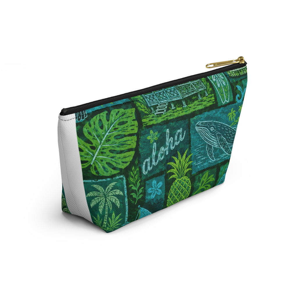 Travel Accessory Pouch — Tropical Hawaiian Print