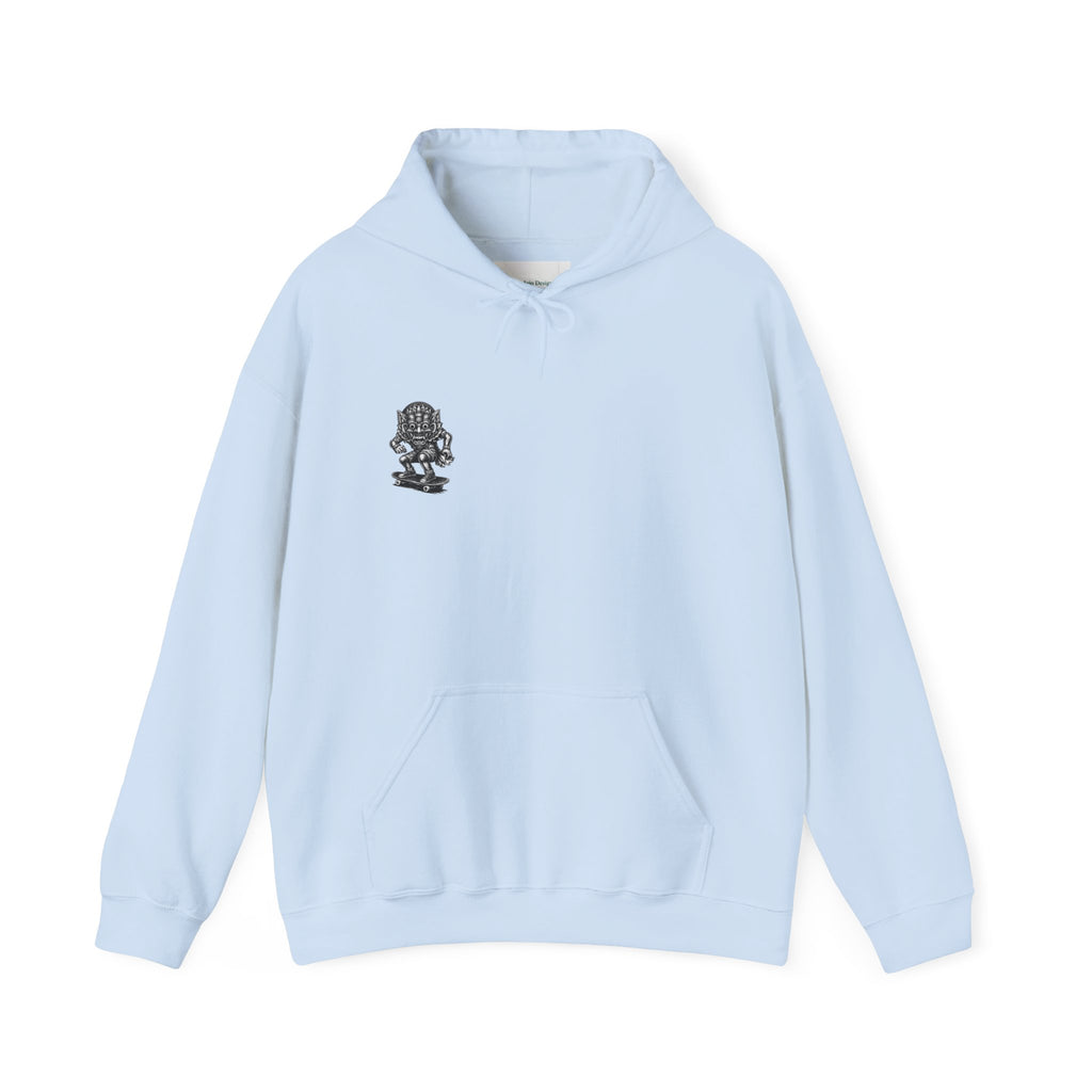 Unisex Hoodie - Living Life Full Tilt Skateboard Graphic Pullover
