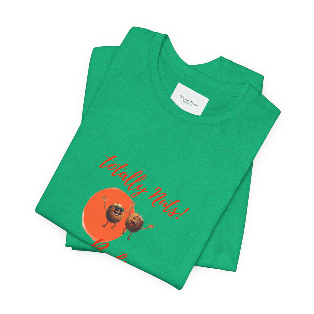 Unisex T-Shirt  'Totally Nuts! Bali' Tropical Coconut Graphic Tee