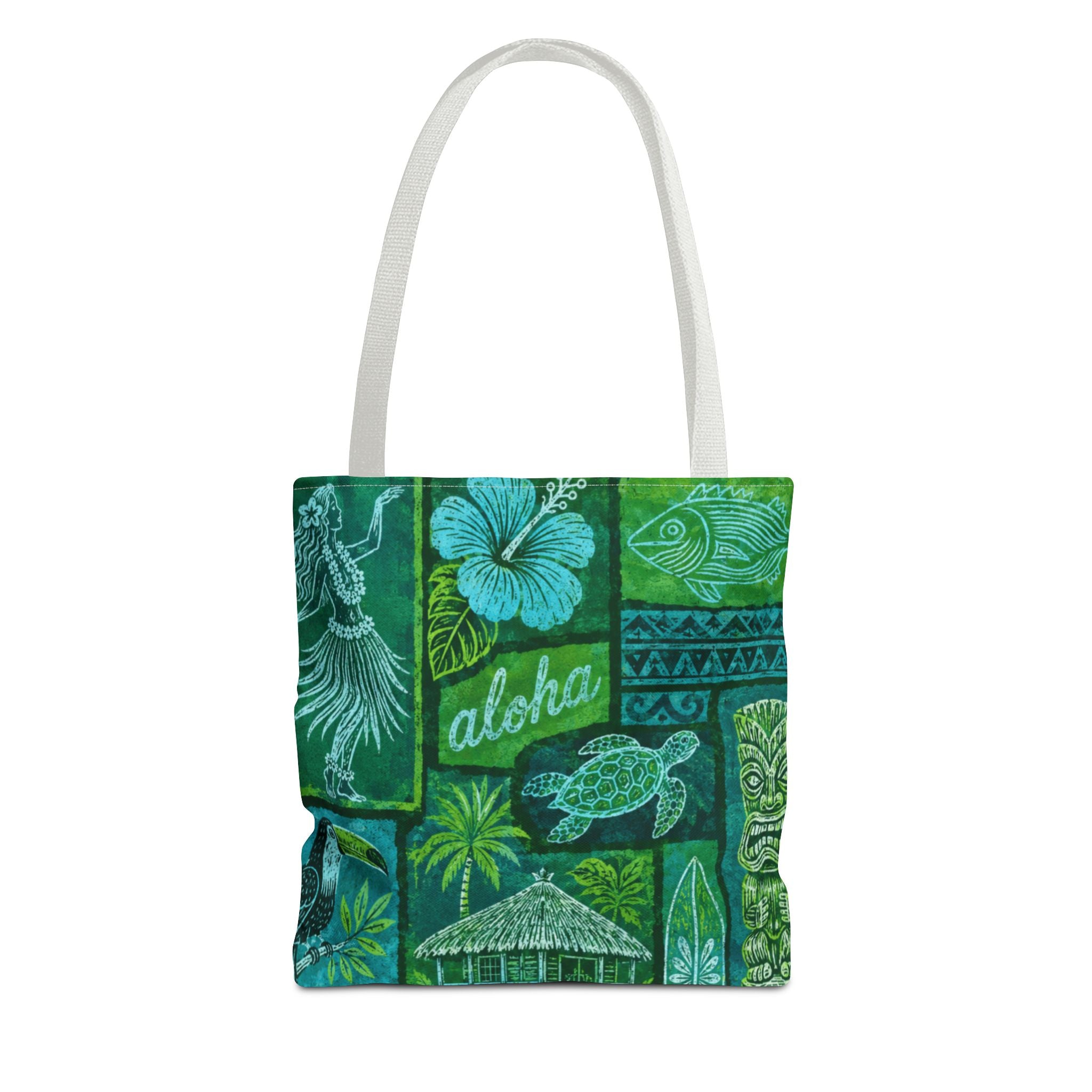 Tote Bag — Vintage Tropical Hawaiian Print