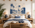 Canvas Wall Art - Indigo Surf